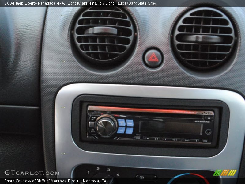 Light Khaki Metallic / Light Taupe/Dark Slate Gray 2004 Jeep Liberty Renegade 4x4