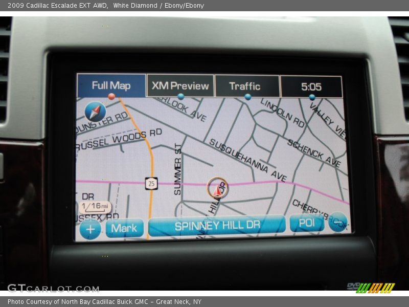 White Diamond / Ebony/Ebony 2009 Cadillac Escalade EXT AWD