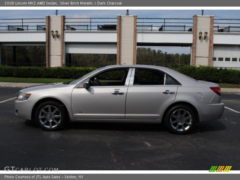 Silver Birch Metallic / Dark Charcoal 2008 Lincoln MKZ AWD Sedan