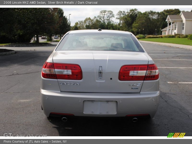 Silver Birch Metallic / Dark Charcoal 2008 Lincoln MKZ AWD Sedan