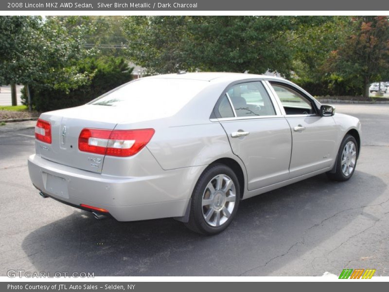 Silver Birch Metallic / Dark Charcoal 2008 Lincoln MKZ AWD Sedan