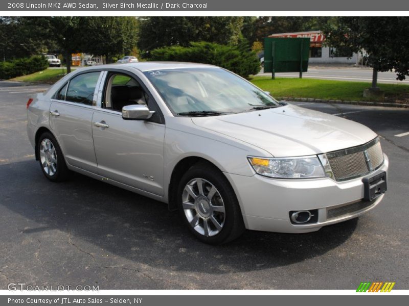 Silver Birch Metallic / Dark Charcoal 2008 Lincoln MKZ AWD Sedan