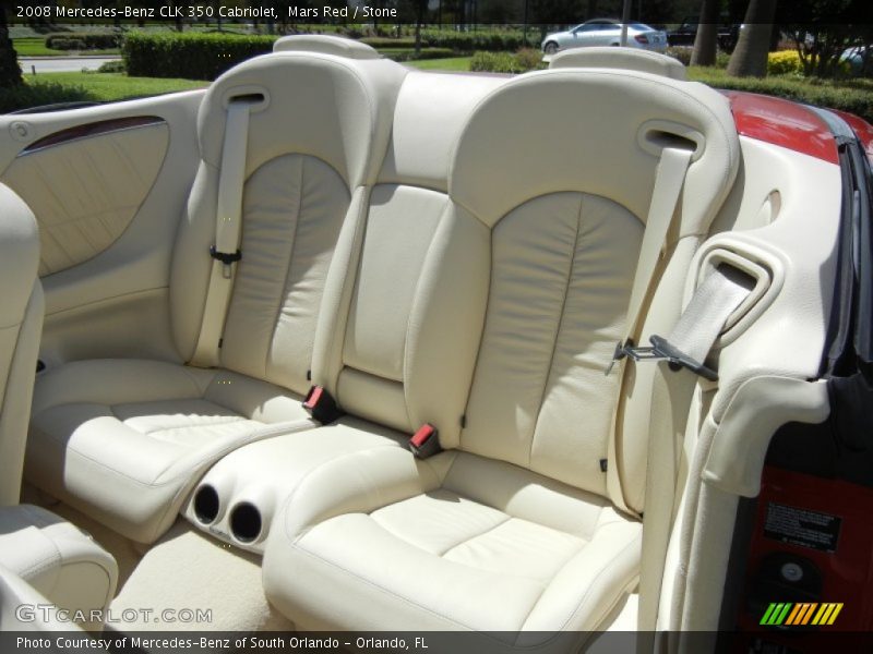 Mars Red / Stone 2008 Mercedes-Benz CLK 350 Cabriolet