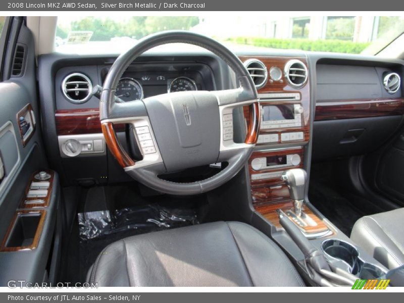 Silver Birch Metallic / Dark Charcoal 2008 Lincoln MKZ AWD Sedan