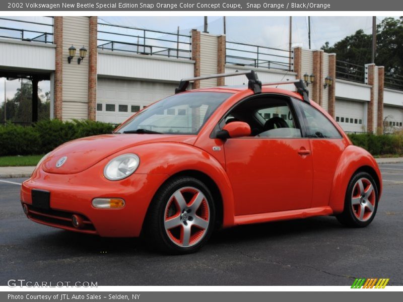 Snap Orange / Black/Orange 2002 Volkswagen New Beetle Special Edition Snap Orange Color Concept Coupe