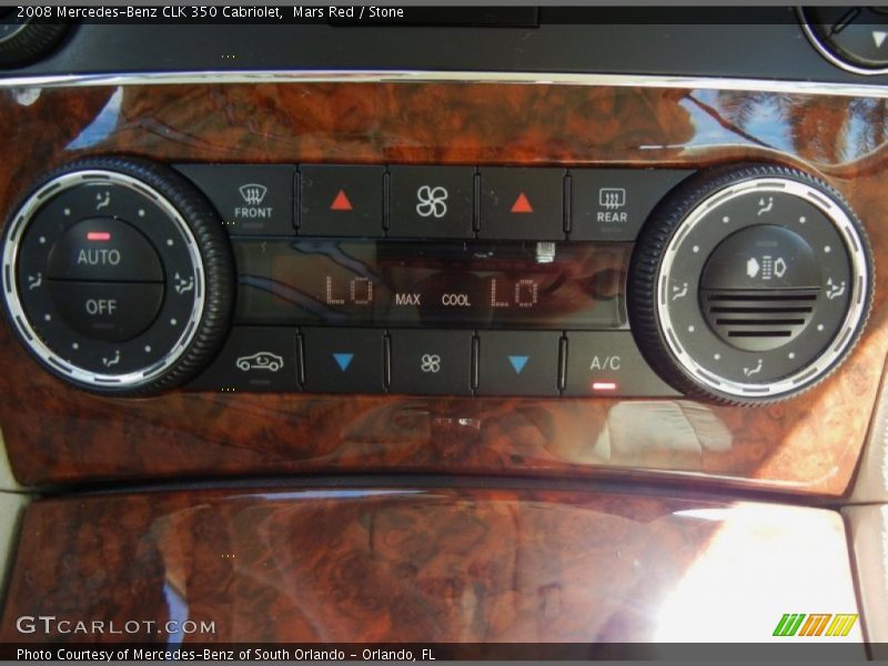 Mars Red / Stone 2008 Mercedes-Benz CLK 350 Cabriolet