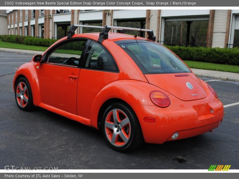Snap Orange / Black/Orange 2002 Volkswagen New Beetle Special Edition Snap Orange Color Concept Coupe