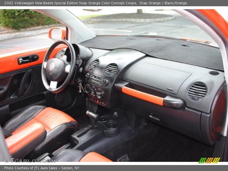  2002 New Beetle Special Edition Snap Orange Color Concept Coupe Black/Orange Interior