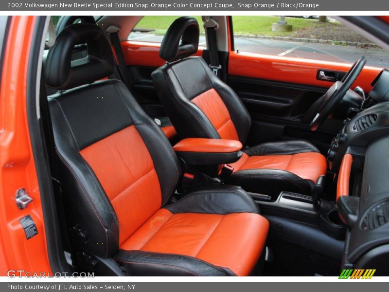  2002 New Beetle Special Edition Snap Orange Color Concept Coupe Black/Orange Interior