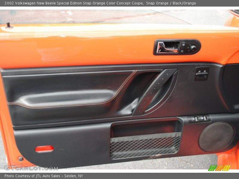 Door Panel of 2002 New Beetle Special Edition Snap Orange Color Concept Coupe