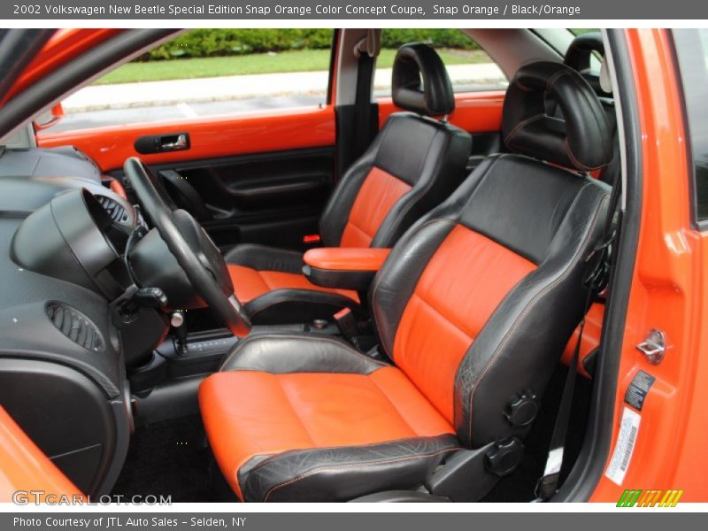  2002 New Beetle Special Edition Snap Orange Color Concept Coupe Black/Orange Interior