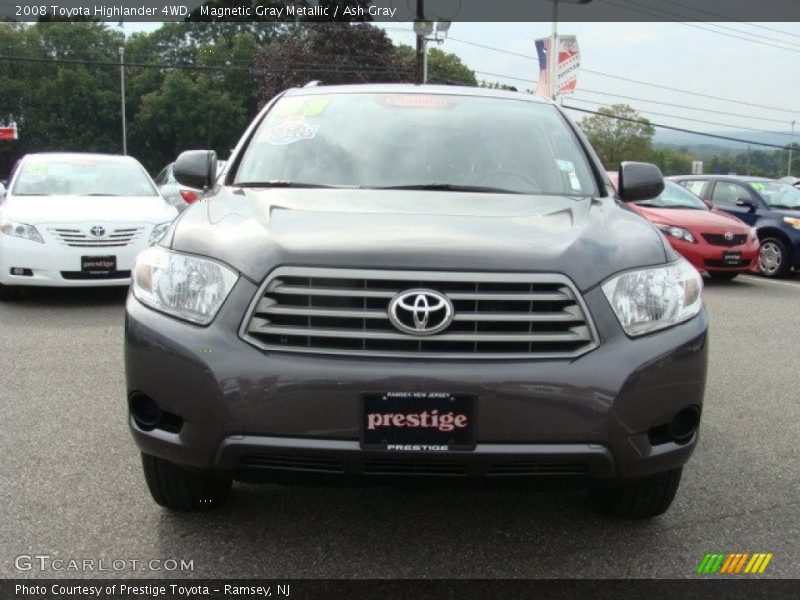 Magnetic Gray Metallic / Ash Gray 2008 Toyota Highlander 4WD