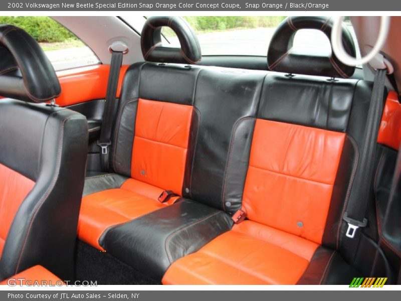  2002 New Beetle Special Edition Snap Orange Color Concept Coupe Black/Orange Interior