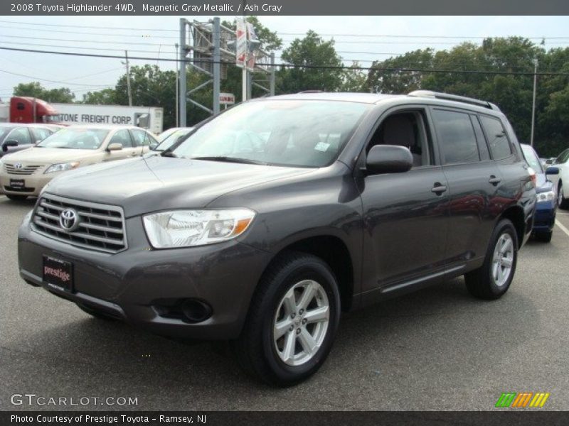 Magnetic Gray Metallic / Ash Gray 2008 Toyota Highlander 4WD