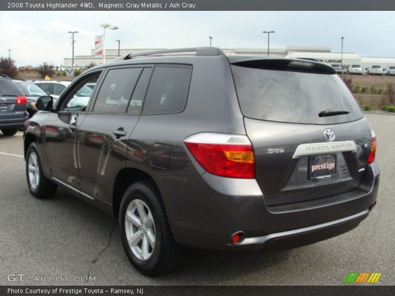 Magnetic Gray Metallic / Ash Gray 2008 Toyota Highlander 4WD