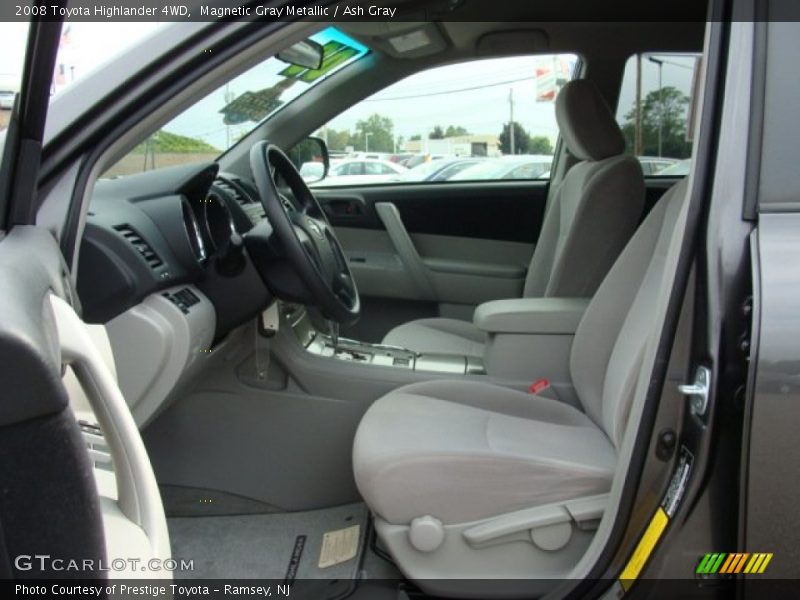 Magnetic Gray Metallic / Ash Gray 2008 Toyota Highlander 4WD