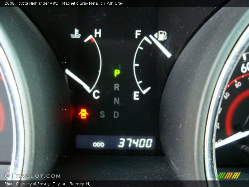 Magnetic Gray Metallic / Ash Gray 2008 Toyota Highlander 4WD