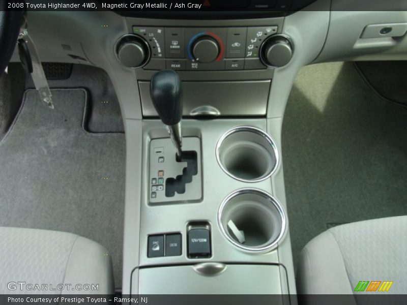 Magnetic Gray Metallic / Ash Gray 2008 Toyota Highlander 4WD