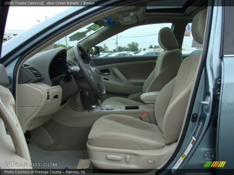 Aloe Green Metallic / Bisque 2009 Toyota Camry LE