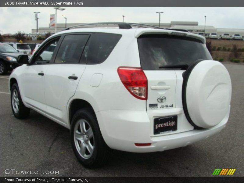 Super White / Ash 2008 Toyota RAV4 4WD