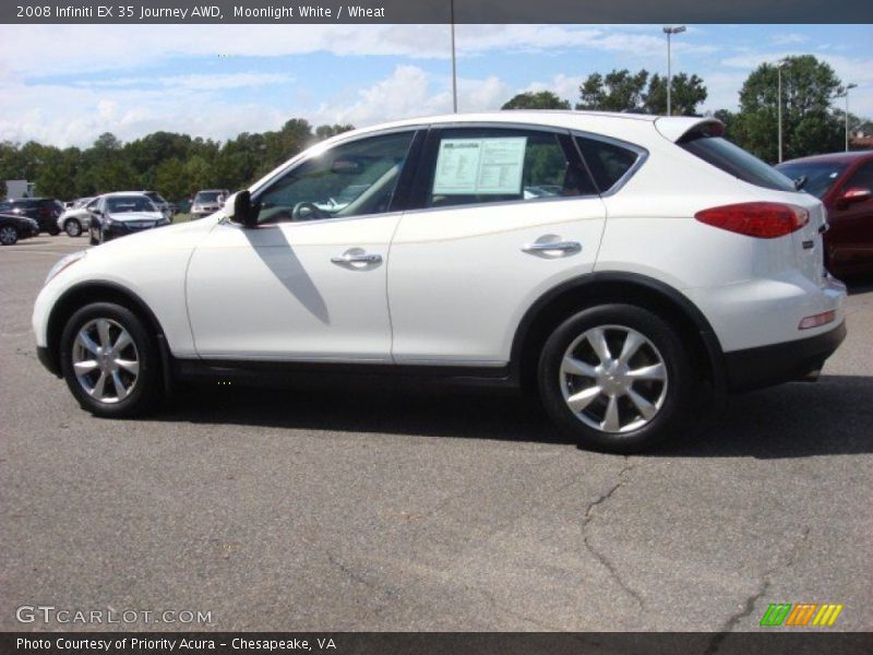 Moonlight White / Wheat 2008 Infiniti EX 35 Journey AWD