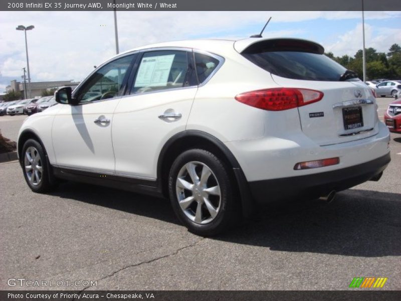 Moonlight White / Wheat 2008 Infiniti EX 35 Journey AWD