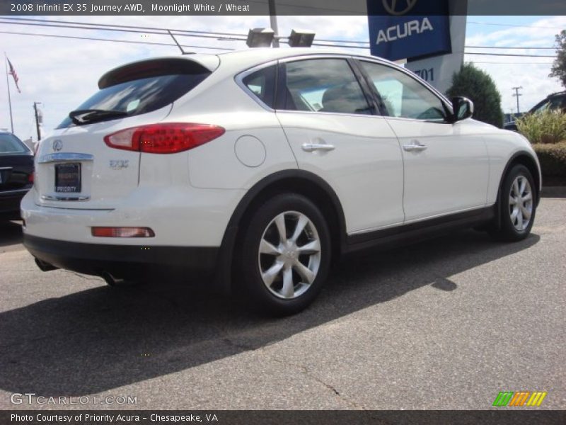 Moonlight White / Wheat 2008 Infiniti EX 35 Journey AWD