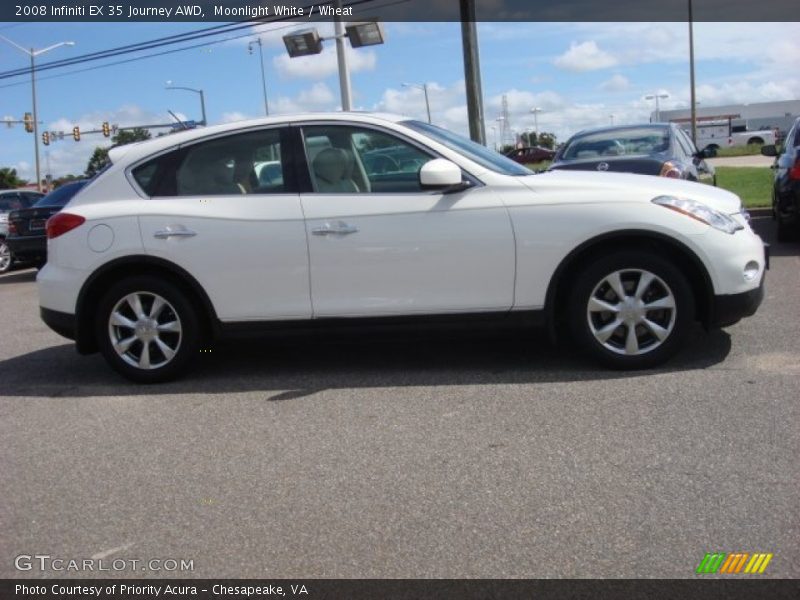 Moonlight White / Wheat 2008 Infiniti EX 35 Journey AWD
