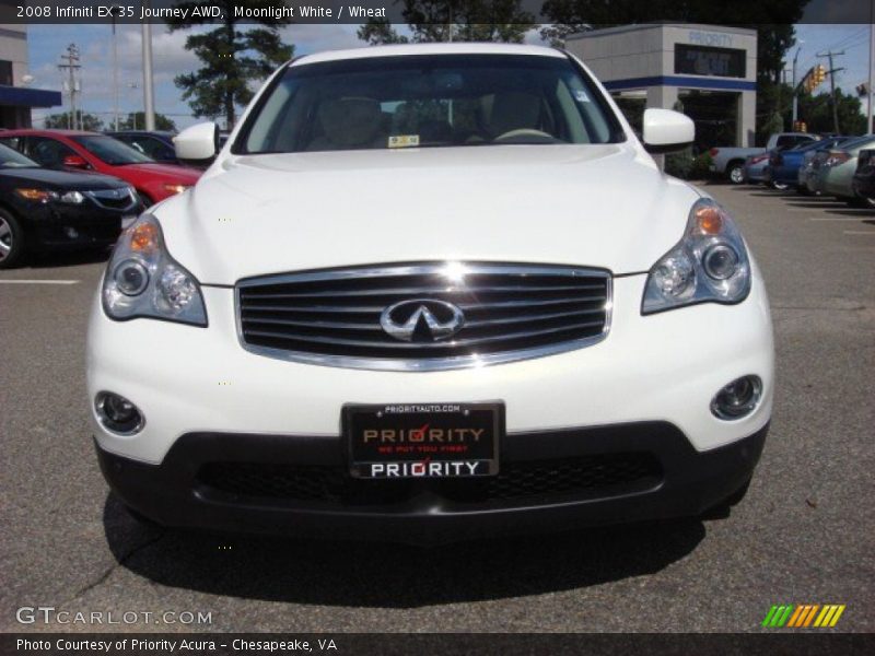 Moonlight White / Wheat 2008 Infiniti EX 35 Journey AWD