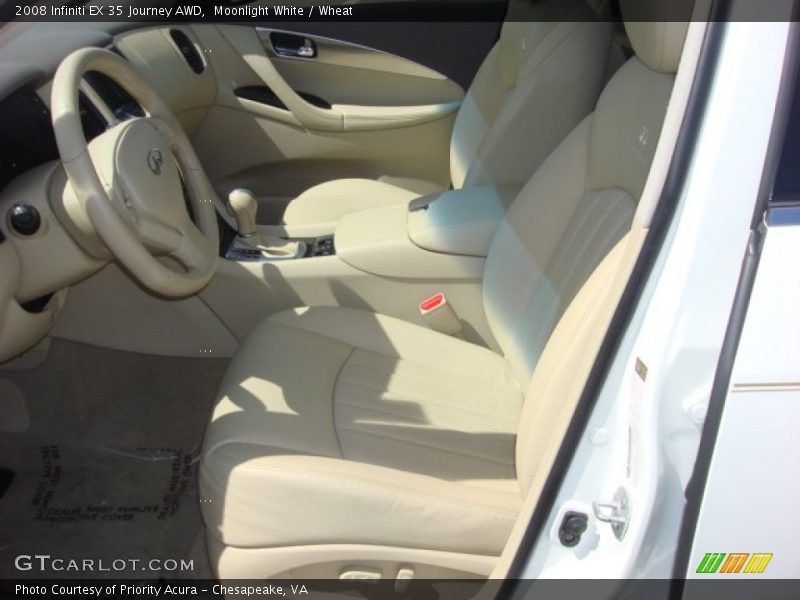 Moonlight White / Wheat 2008 Infiniti EX 35 Journey AWD