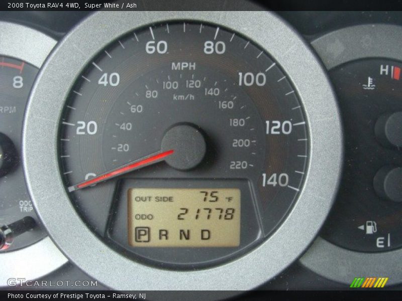 Super White / Ash 2008 Toyota RAV4 4WD