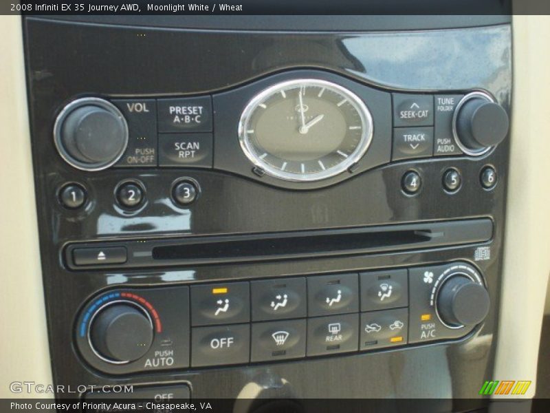 Moonlight White / Wheat 2008 Infiniti EX 35 Journey AWD