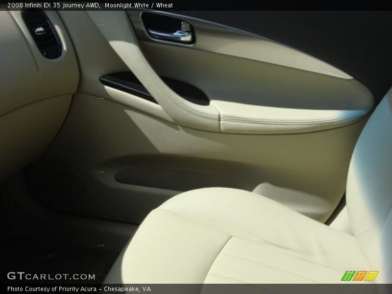 Moonlight White / Wheat 2008 Infiniti EX 35 Journey AWD