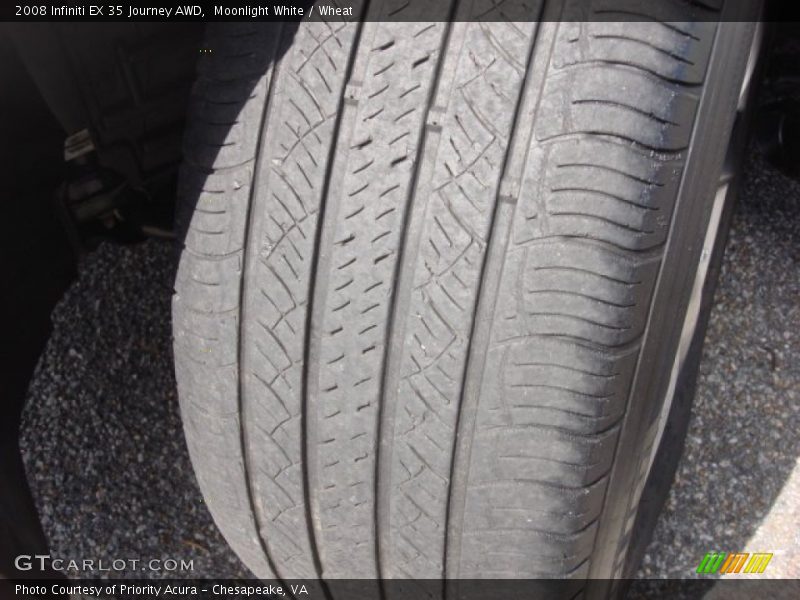 Moonlight White / Wheat 2008 Infiniti EX 35 Journey AWD