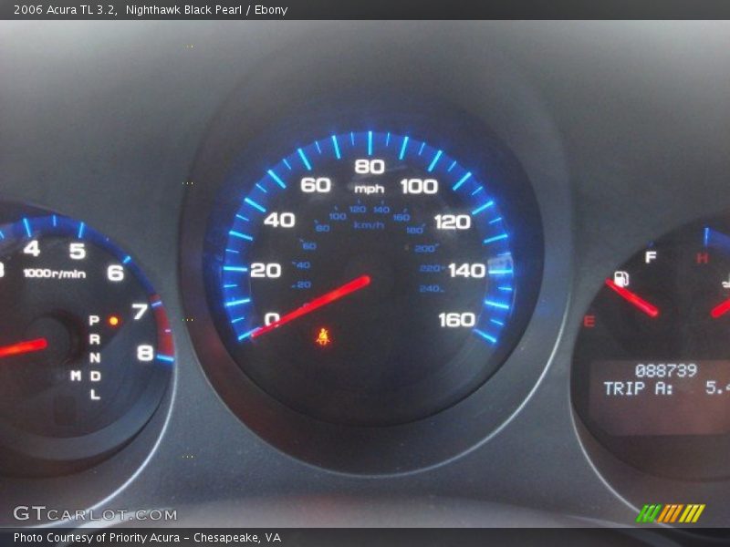Nighthawk Black Pearl / Ebony 2006 Acura TL 3.2