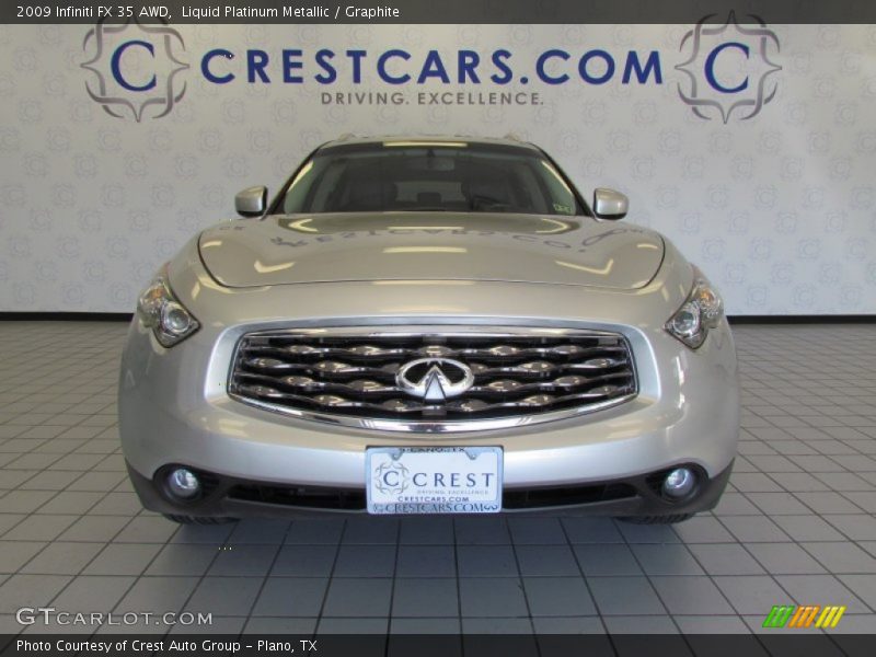 Liquid Platinum Metallic / Graphite 2009 Infiniti FX 35 AWD