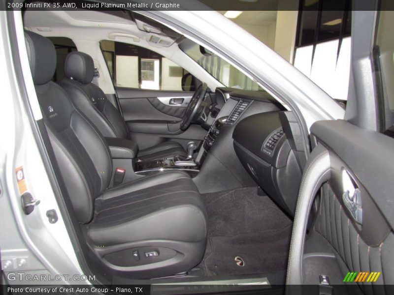 Liquid Platinum Metallic / Graphite 2009 Infiniti FX 35 AWD
