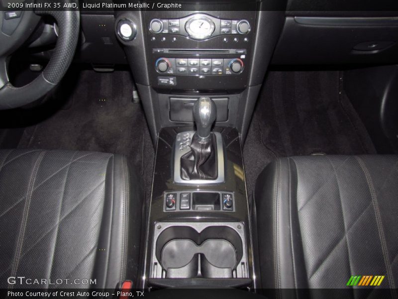 Liquid Platinum Metallic / Graphite 2009 Infiniti FX 35 AWD