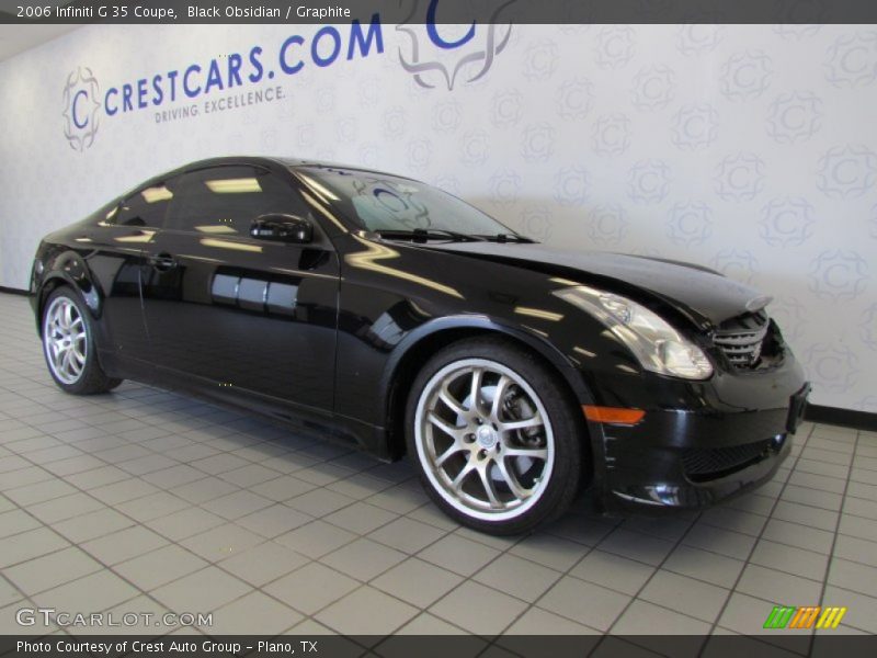 Black Obsidian / Graphite 2006 Infiniti G 35 Coupe