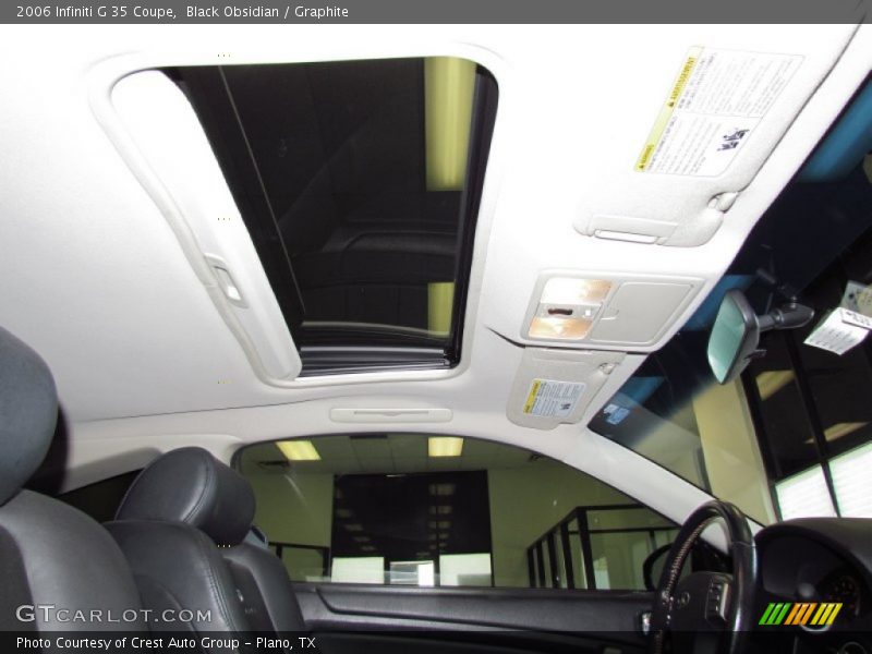 Black Obsidian / Graphite 2006 Infiniti G 35 Coupe