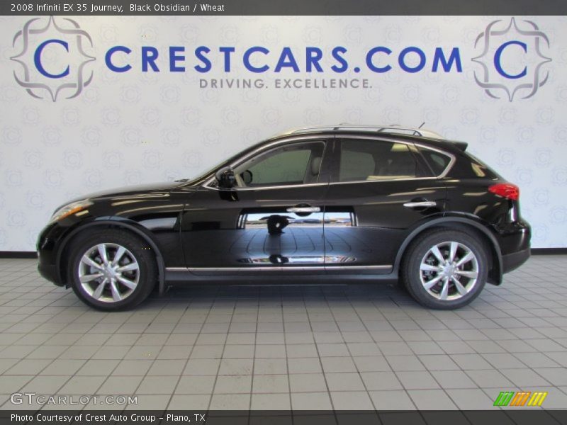 Black Obsidian / Wheat 2008 Infiniti EX 35 Journey