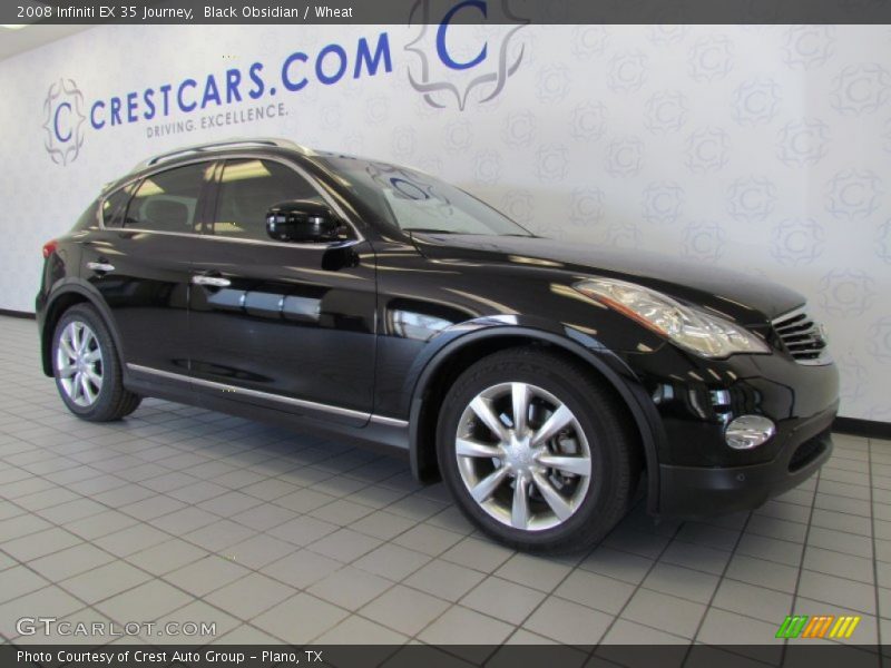 Black Obsidian / Wheat 2008 Infiniti EX 35 Journey