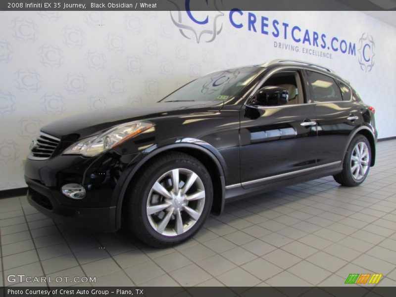 Black Obsidian / Wheat 2008 Infiniti EX 35 Journey