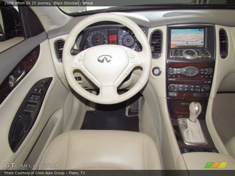 Black Obsidian / Wheat 2008 Infiniti EX 35 Journey