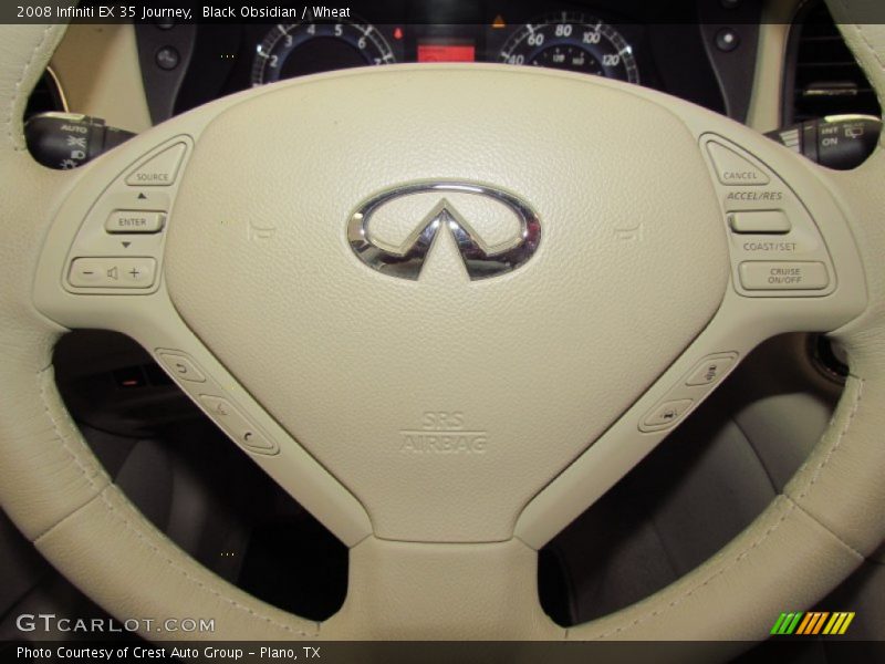 Black Obsidian / Wheat 2008 Infiniti EX 35 Journey
