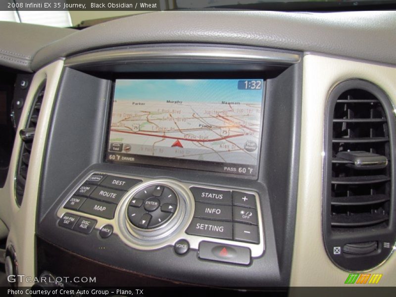 Black Obsidian / Wheat 2008 Infiniti EX 35 Journey