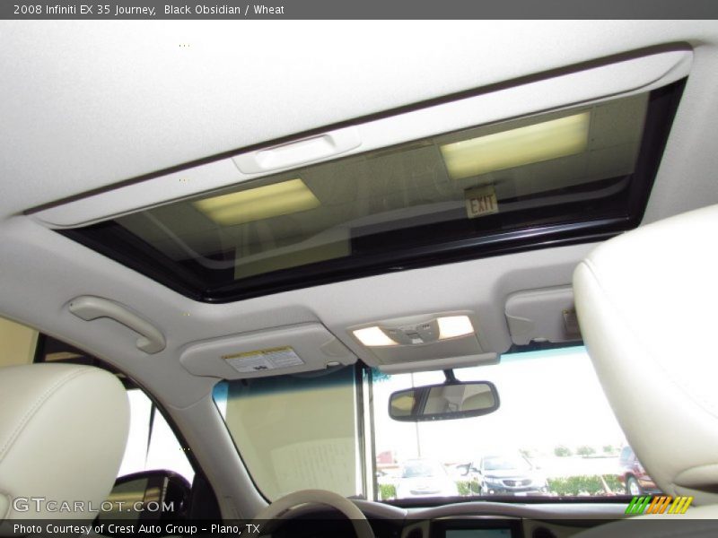 Black Obsidian / Wheat 2008 Infiniti EX 35 Journey