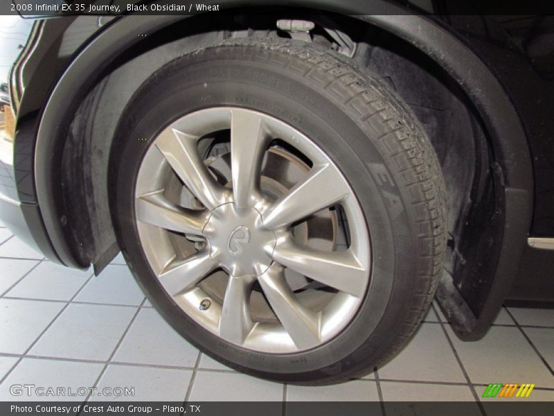 Black Obsidian / Wheat 2008 Infiniti EX 35 Journey