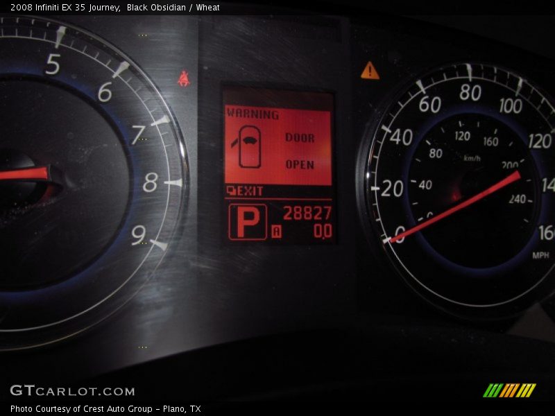 Black Obsidian / Wheat 2008 Infiniti EX 35 Journey