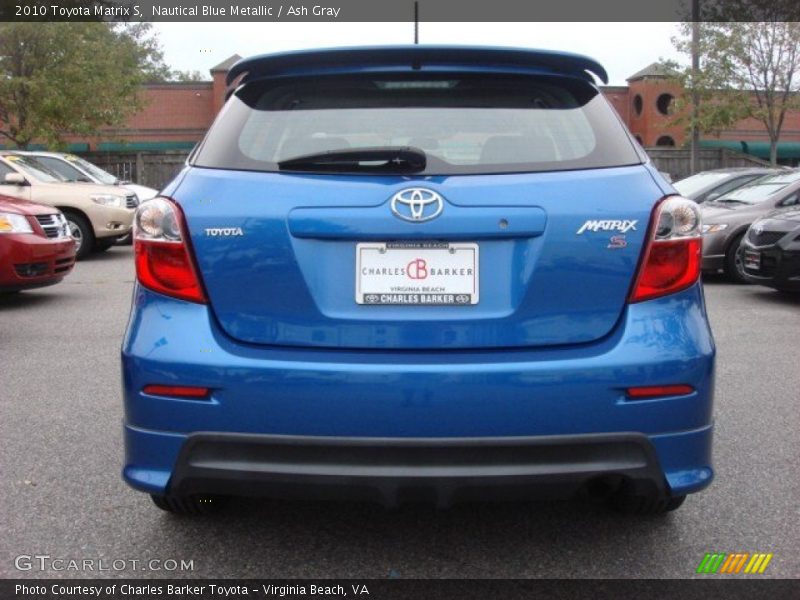 Nautical Blue Metallic / Ash Gray 2010 Toyota Matrix S